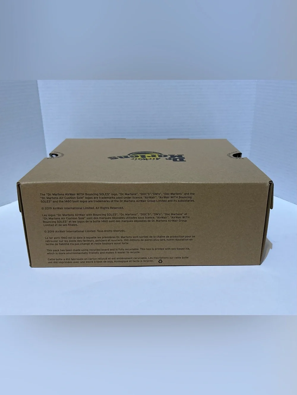 Dr. Martens shoe Box Dr Martens AirWair crazy horse 26006207 EMPTY BOX ONLY